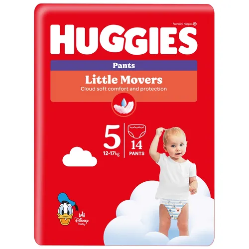 2xHuggies PANNOLINI Mutandina Einweg-Windeleinlagen Kinder/Mädchen 12-17 kg