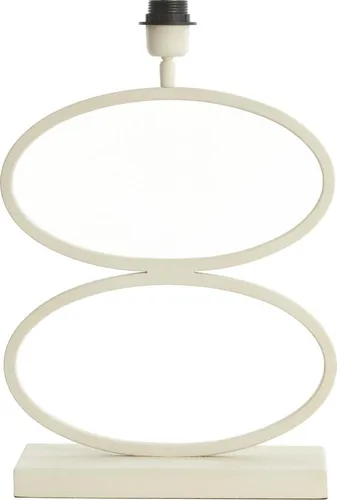 Light & Living Tischlampe Stelius beige Metall E27