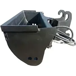 Baggerschaufel Minibagger Radlader Schaufel 120cm / Aufnahme: CW05 Hydraulisch schwenkbar