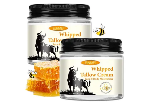 P-Beauty Cosmetic Accessories Hautcreme Gesicht Creme Rindertalg Honig Beef Tallow Hautpflege Hautpflegecreme, 2-tlg., Feuchtigkeitspflege, Hautpflege