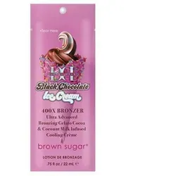 Brown Sugar Selbstbräunungslotion Brown Sugar Black Chocolate Ice Cream Bronzer Bräunungslotion 22 ml, 1-tlg., Cremige Pflegeformel für ein geschmeidiges Hautgefühl