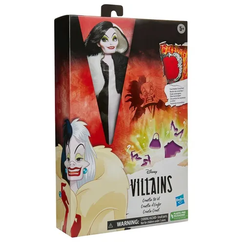 Disney - Villians Puppe Figur - Cruella De Vil - ca. 28cm