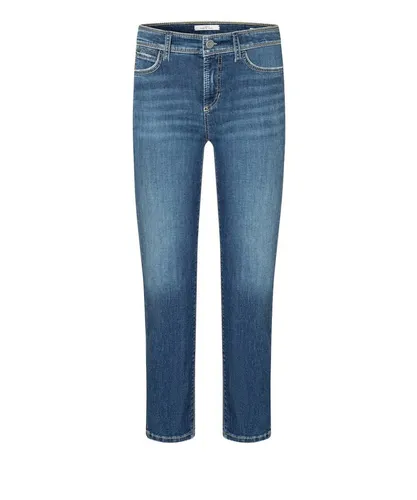 Cambio 5-Pocket-Jeans blau 36/27 - Jeans in sophisticated decent used Optik, aus 92% Baumwolle für hohen Tragekomfort und ideale Passform, perfekt für jeden Anlass.