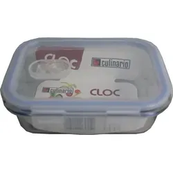 Frischhaltedose Blau 620 ml Glas mit Kunststoffdeckel neuetischkultur - Blau