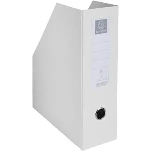 Exacompta Stehsammler 90166E, A4, Karton mit Kunststoffbezug, weiß