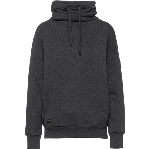 Ragwear Julissa Sweatshirt Damen in dark grey, Größe L HW 2023