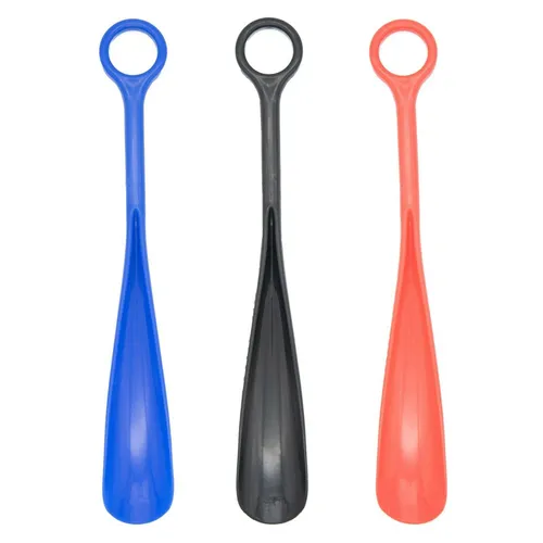 3x Schuhanzieher Schuhlöffel Schuhanziehhilfe Anziehhilfe Kunststoff lang