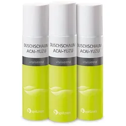 Spitzner Sauna-Aufgussset Spitzner Duschschaum Set LebensFreude 3x 150 ml Vitalisierende