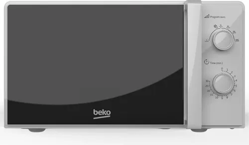 BEKO Mikrowelle Solo 20L MOC20100 - Mikrowelle mit 700 W, 6 Leistungsstufen und 20L Volumen, perfekt für schnelle und gleichmäßige Garergebnisse.