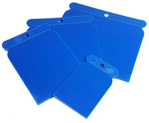 4er Set Craft-Equip Kunststoffspachtel Flächenspachtel Plastikspachtel Satz KFZ