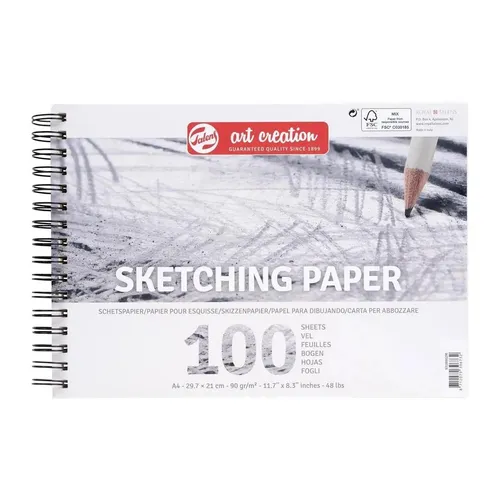 Skizzenbuch Block Skizzenpapier A4 90 g 100 Blatt ideales Papier für Skizzen