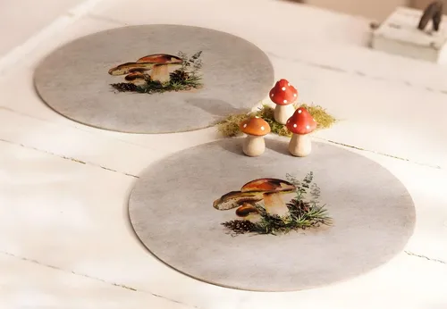 Tischsets Beige von Dekoleidenschaft