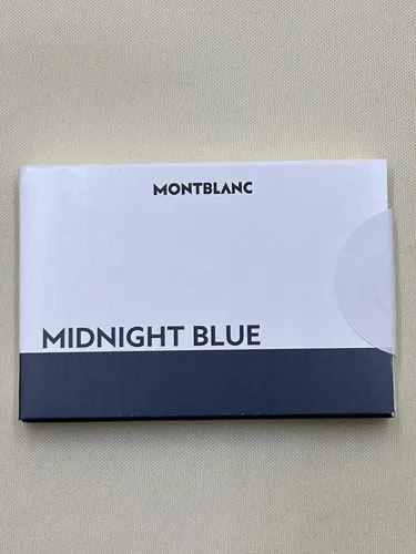Monblanc Tintenpatrone für Füller Midnight Blue 8St/Pack,Ar.N: 128199