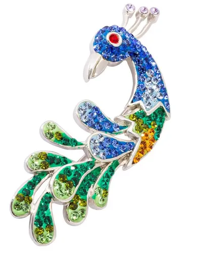 Vivance Brosche Pfau in silber von Vivance