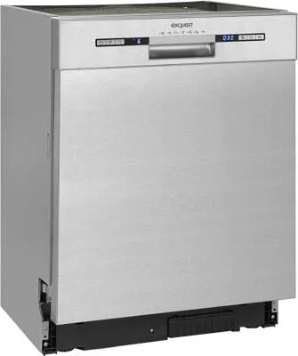 Exquisit EGSP9313-EF-030E Unterbau-Geschirrspüler in silber von Exquisit