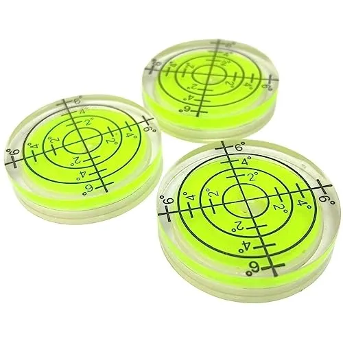Taskar 3 x 32 mm Präzisions-Wasserwaage, Dosenlibelle, mit Luftblase