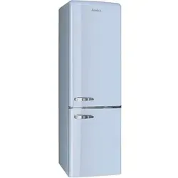 Amica KGCR 387 Kühlgefrierkombination - Freistehende Kühl- und Gefrierkombination in Blau, mit einem großzügigen Kühlteil von 100 Litern – ideal für jede Küche.