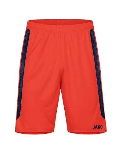 JAKO Kinder Sporthose Power, Flame/Marine, 116 in orange von JAKO
