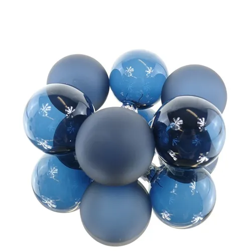 Weihnachtsbaumschmuck Blau von Kaemingk