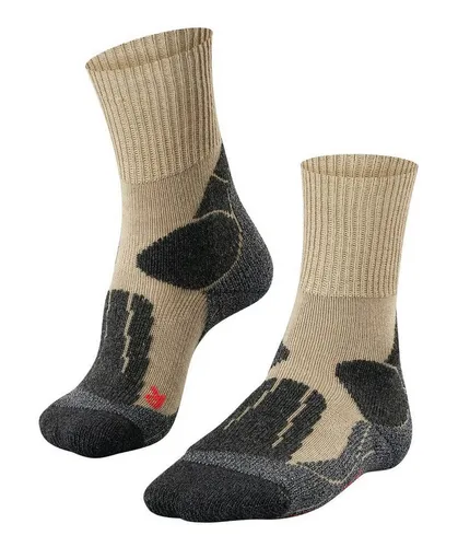 Falke Trekkingsocke TK1 Adventure - Merinowoll-Mix für Damen, Größe 41-42 - Sportsocken mit extra starker Polsterung und feuchtigkeitsableitender 3-Lagen-Konstruktion für optimalen Schutz und Komfort bei Bergtouren.