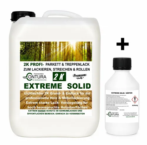 2K Parkettlack Set 2,5 Liter für Holz und Kork