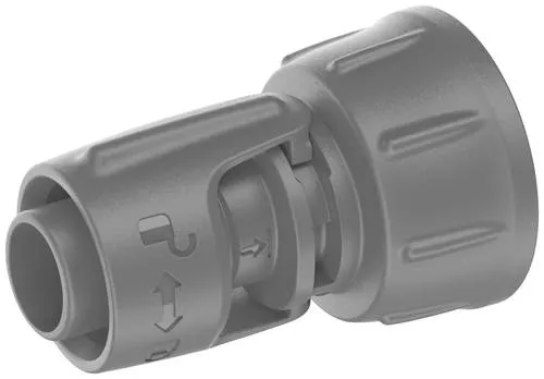 Gardena Micro-Drip-System Hahn-Anschlussstück 13 mm - Adapter für einfachen Wasseranschluss, ideal für Regenwassertonnen und mühelose Installation