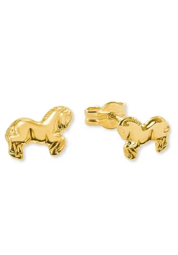 Amor Paar Ohrstecker Pferd, 2013942 gelb|goldfarben von Amor