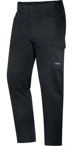 Uvex Arbeitshose Suxxeed Essentials schwarz 58 - Robuste Arbeitshose aus 100% Baumwolle in Graphit, ideal für den professionellen Einsatz. Hoher Tragekomfort und langlebige Qualität für anspruchsvolle Arbeitsbedingungen.
