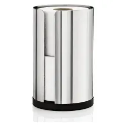 blomus WC Rollenhalter Nexio Edelstahl poliert - für 2 Rollen - Kosmetiktücherboxen, elegantes Design aus poliertem Edelstahl, ideal für moderne Badezimmer und praktische Aufbewahrung.