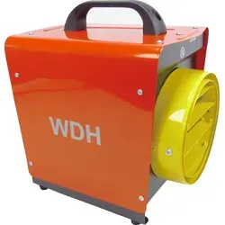 Heizgebläse WDH-BGP031S (3kW) - Heizstrahler: E-Heizgebläse WDH-BGP031S mit 3 kW Heizleistung und praktischem Schlauchanschluss, ideal für schnelle und effektive Wärme in Werkstätten oder Baustellen.