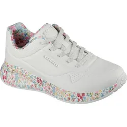 Skechers Damen-Sneaker UNO LITE - Subtle Prints in Weiß, Größe 37 - Modischer Skechers UNO Lite Damen-Sneaker mit elegantem Glitzereffekt und bequemer Memory-Foam-Sohle für optimalen Tragekomfort. Ideal für stilvolle Freizeitlooks!