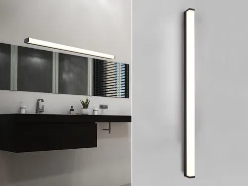 Trio LED-Wandleuchte Fabio - Schwarz Matt - Lampen mit IP44 Spritzwasserschutz, ideal für Bad und Feuchträume. Energieeffiziente LED-Technologie spart bis zu 80% Energiekosten und sorgt für hohe Lichtqualität.