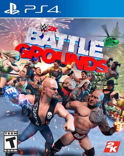 PS4 Spiel WWE 2K Battlegrounds Wrestling NEUWARE