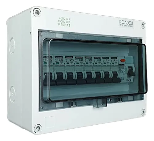 RoadEu Leitungsschutzschalter mit Fi Schutzschalter 40A 2P