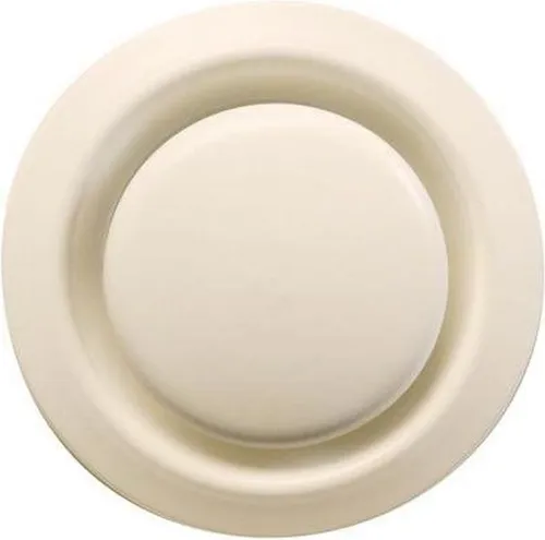 Auslassventil STB-2-125 DN 125, - Anemostat für Abluft, aus pulverbeschichtetem Stahlblech, einstellbar und mit niedrigem Geräuschpegel, ideal für Wände und Decken.