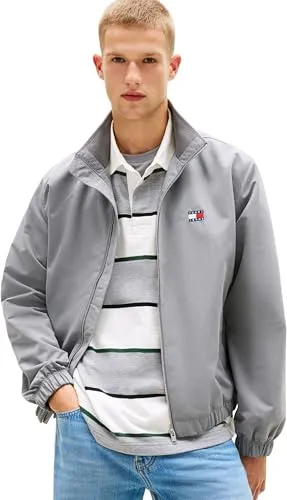 Tommy Jeans Herren TJM Essential Jacket EXT Dm0dm22720 in grau von Tommy Jeans