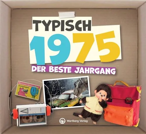 Typisch 1975 - Der beste Jahrgang - Biografien & Erinnerungen - Ein einzigartiges Geschenkbuch zum 50. Geburtstag mit nostalgischen Fotos und Erinnerungen aus dem Jahr 1975.
