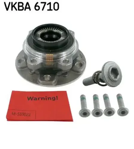 Radlagersatz SKF VKBA 6710 für BMW - Vorderachse mit ABS-Sensor - Radlager für BMW, Vorderachse, mit integriertem ABS-Sensor für höhere Sicherheit und optimale Fahrzeugkontrolle. Hersteller: SKF.