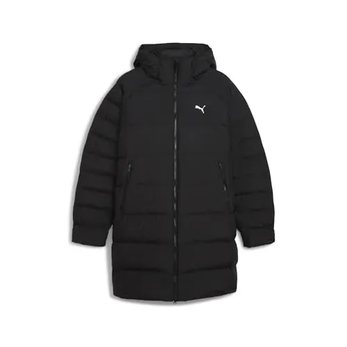 PUMA Mono Parka Herren XL schwarz - Funktionsjacke mit windCELL und warmCELL Technologie für optimalen Kälteschutz. Ideal für kalte Tage mit Kapuze und praktischen Reißverschlusstaschen.