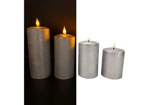 Online-Fuchs LED-Kerze 4er Set in blau von Online Fuchs