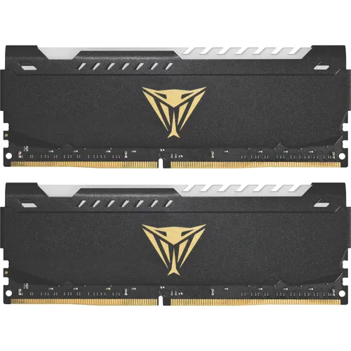 Patriot Viper Steel RGB DDR4 64GB (2 x 32GB) 3600MHz CL18 - Hochleistungs-Gaming Arbeitsspeicher, individuelles RGB Design und XMP 2.0 Unterstützung für optimales Übertakten