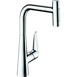 Hansgrohe Talis Select M51 Einhebel-Küchenmischer 300 - Armatur mit Ausziehbrause und sBox für optimale Flexibilität in der Küche, elegantes Chrom-Finish für stilvolle Akzente.
