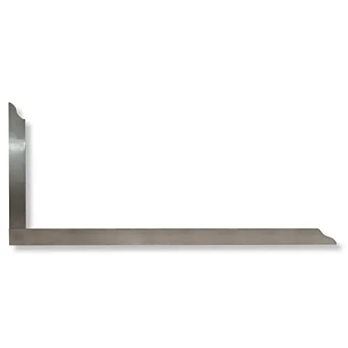 DEWEPRO® Zimmermannswinkel 600mm aus rostfreiem Edelstahl - sehr elastisch dank Federstahl - bruchfeste 4-Punkt Schweißverbindung - 60x28cm Winkeleisen Abbundwerkzeug