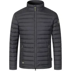 Blue Wave Herren Steppjacke Mike - Stilvolle Funktionsjacke in Schwarz, Größe XXL - Modische Herren Steppjacke mit 2-Wege-Reißverschluss und Kordelzug für optimale Passform, ideal für kalte Tage und vielseitige Aktivitäten.