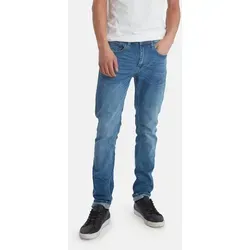 Blend BHJet Herren Jeanshose - Slim Fit Denim in Middle Blue - Jeans im 5-Pocket-Look, Slim Fit, aus nachhaltiger Baumwollmischung mit Stretch-Anteil für optimalen Tragekomfort. Vielseitig kombinierbar für jeden Anlass.