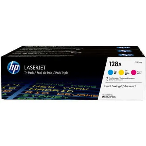HP No.128A Toner Multipack, Original für HP LaserJet - Tonerkassetten für bis zu 1300 Seiten, ideal für scharfe Druckergebnisse und hohe Druckvolumen.