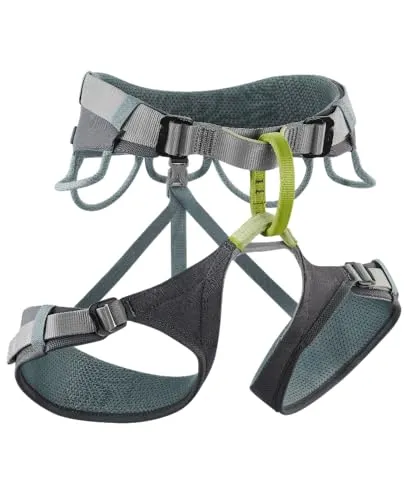Edelrid Skye Allround-Klettergurt ocean grey S/M - Hüftgurt für Kletterer, ideal für alle vertikalen Aktivitäten. Mit Butterfly-Shape für optimalen Hängekomfort und verstellbaren Beinschlaufen für individuelle Anpassung.