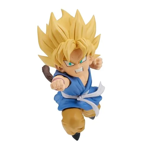 Banpresto Actionfigur Goku Super Saiyan (Vs Super #17) - Actionfigur aus Dragon Ball GT, 9 cm groß, detailgetreu und ideal für Sammler, mit Basisständer und umweltfreundlicher Verpackung