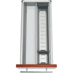 BLUM ORGA-LINE Facheinteilungs-Set 275-349 mm - Zubehör für Möbel - Komplett ausfüllendes Schubkastenset, ideal für Essbesteck mit herausnehmbarer, spülmaschinengeeigneter Trage aus hochwertigem Edelstahl.