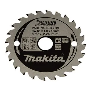 Makita SPECIALIZED Sägeblatt 190x30x44Z (B-54449) - Hochwertiges Sägeblatt für präzise Schnitte, ideal für Holz- und Plattenmaterialien, sorgt für saubere Ergebnisse und lange Lebensdauer.